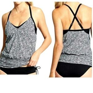 “ATHLETA” Laguna Side Scrunch Tankini
